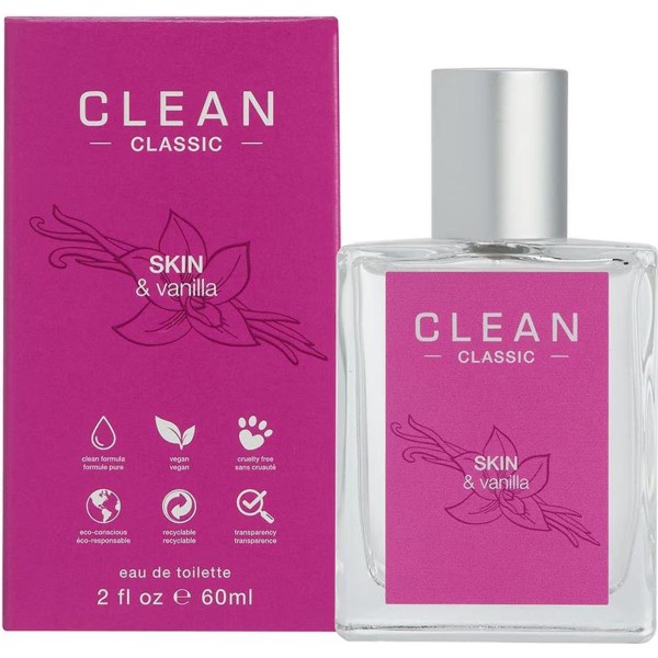 Clean classic eau de parfum skin & vanilla 60ml
